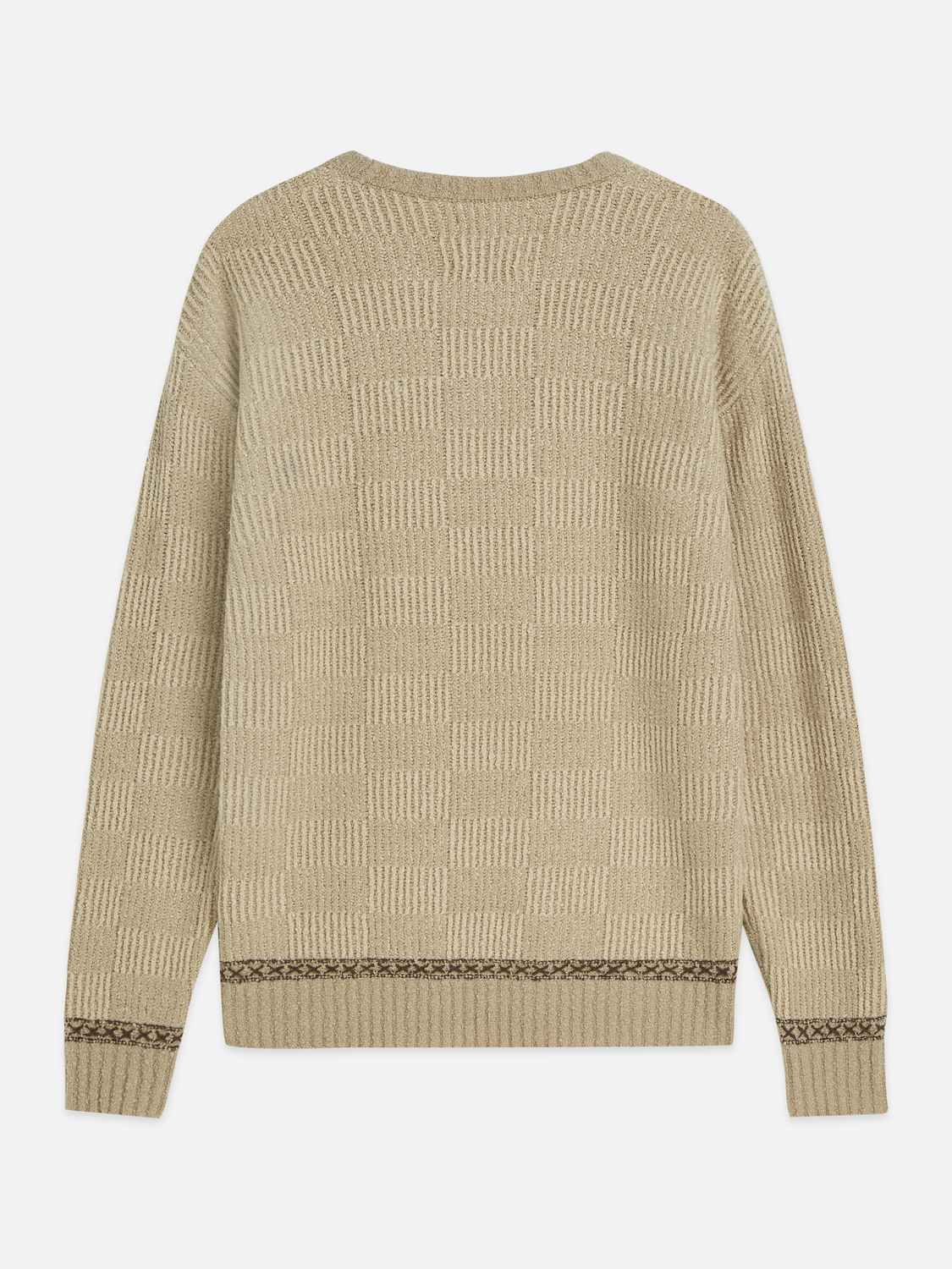 Chenille Structured Extra Dropped Shoulder Pullover