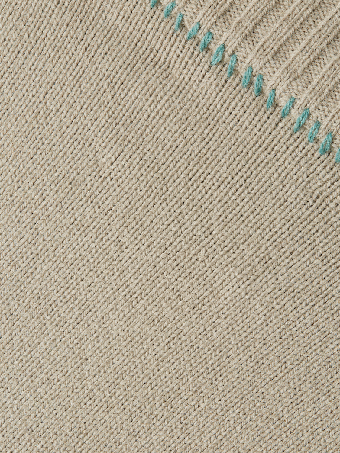 Cotton-Wool Blend Zip Pullover