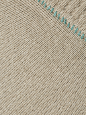 Cotton-Wool Blend Zip Pullover