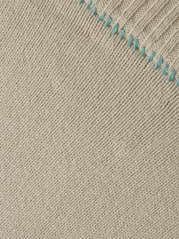 Cotton-Wool Blend Zip Pullover