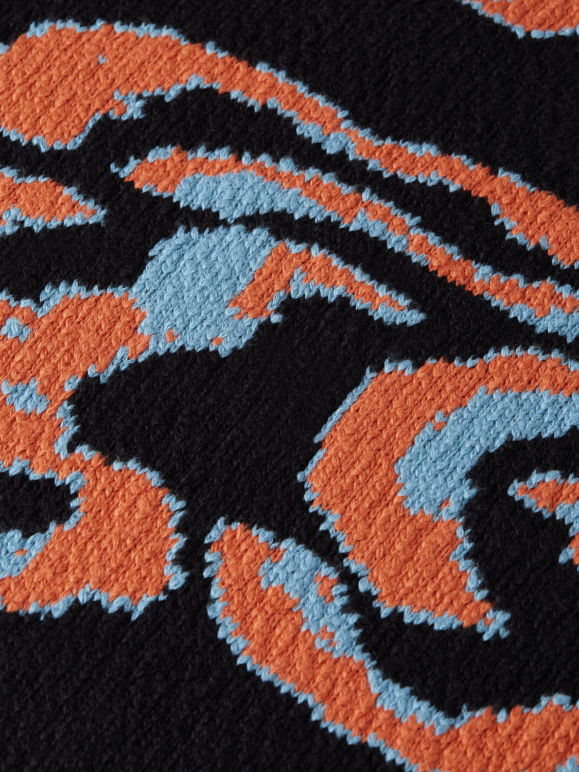 Cotton-Blend Jacquard Knit Pullover
