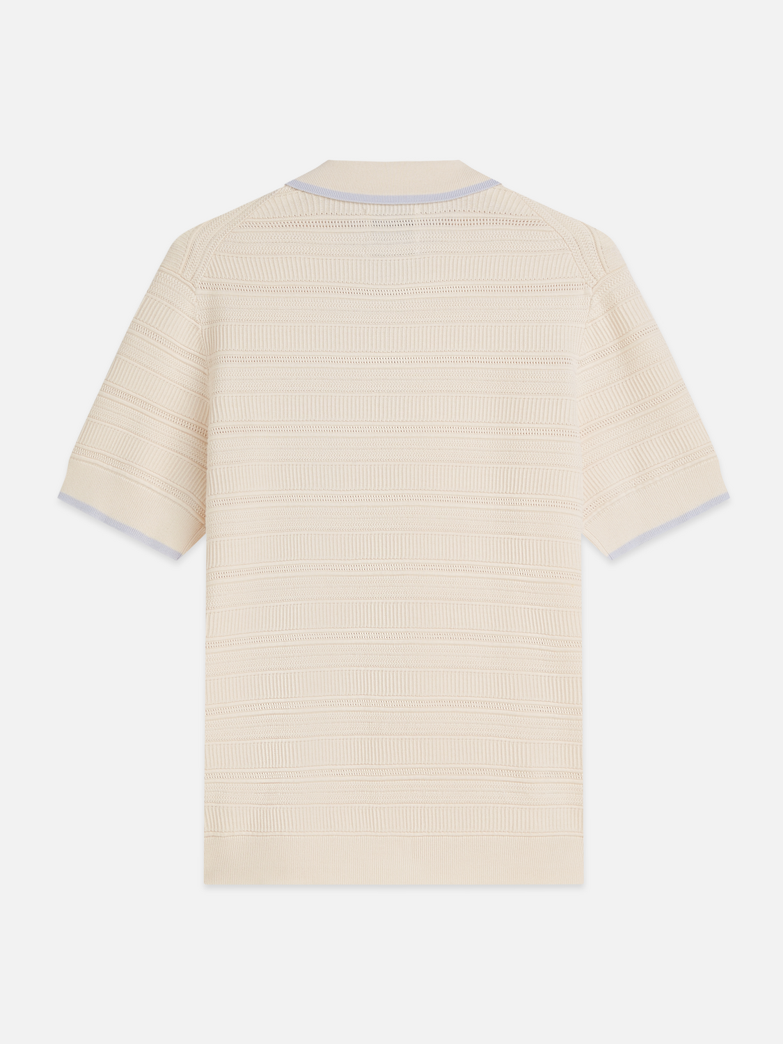 Structured Knitted Regular-Fit Polo