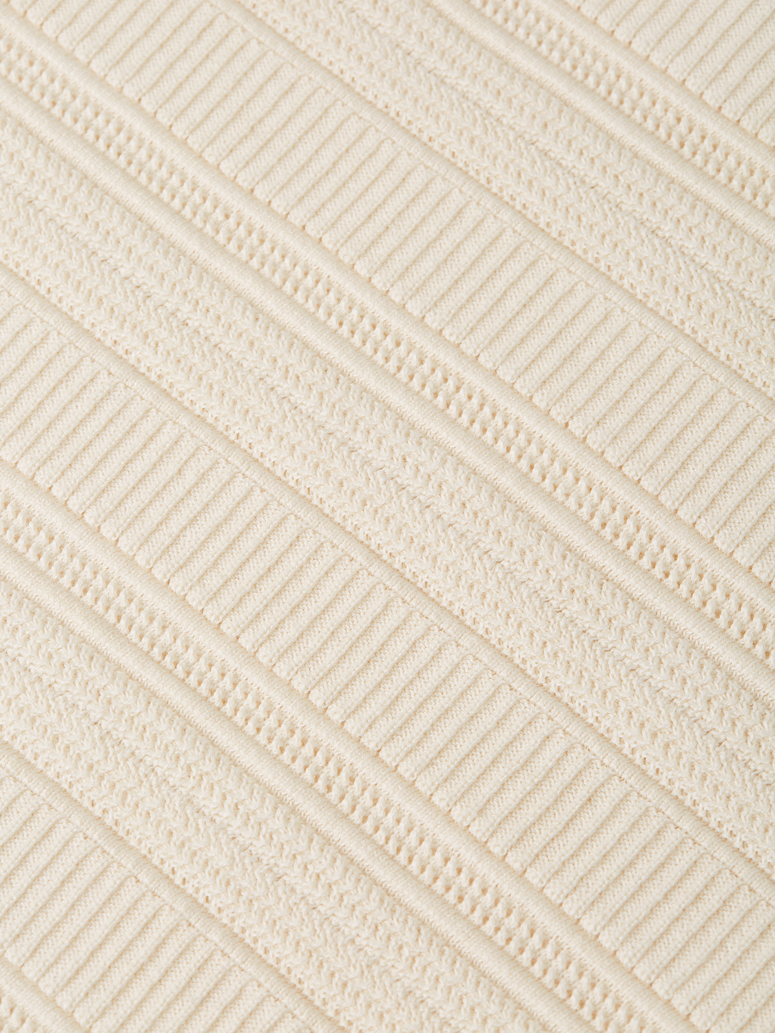Structured Knitted Regular-Fit Polo