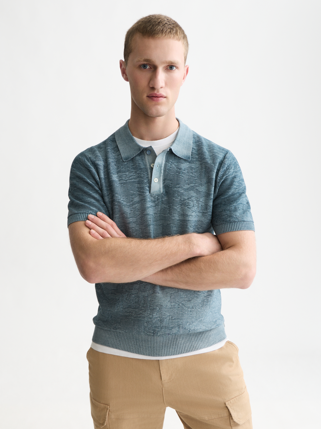 Structured Regular-Fit Polo