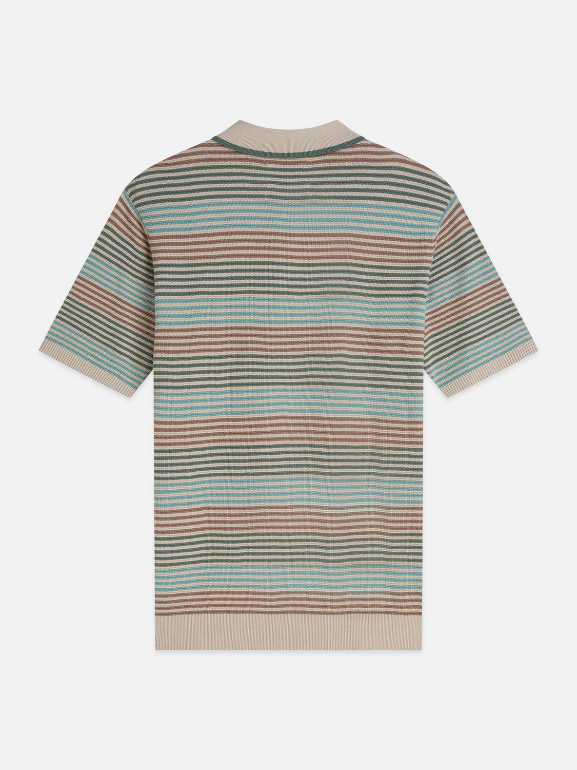 Striped Knitted Regular-Fit Polo