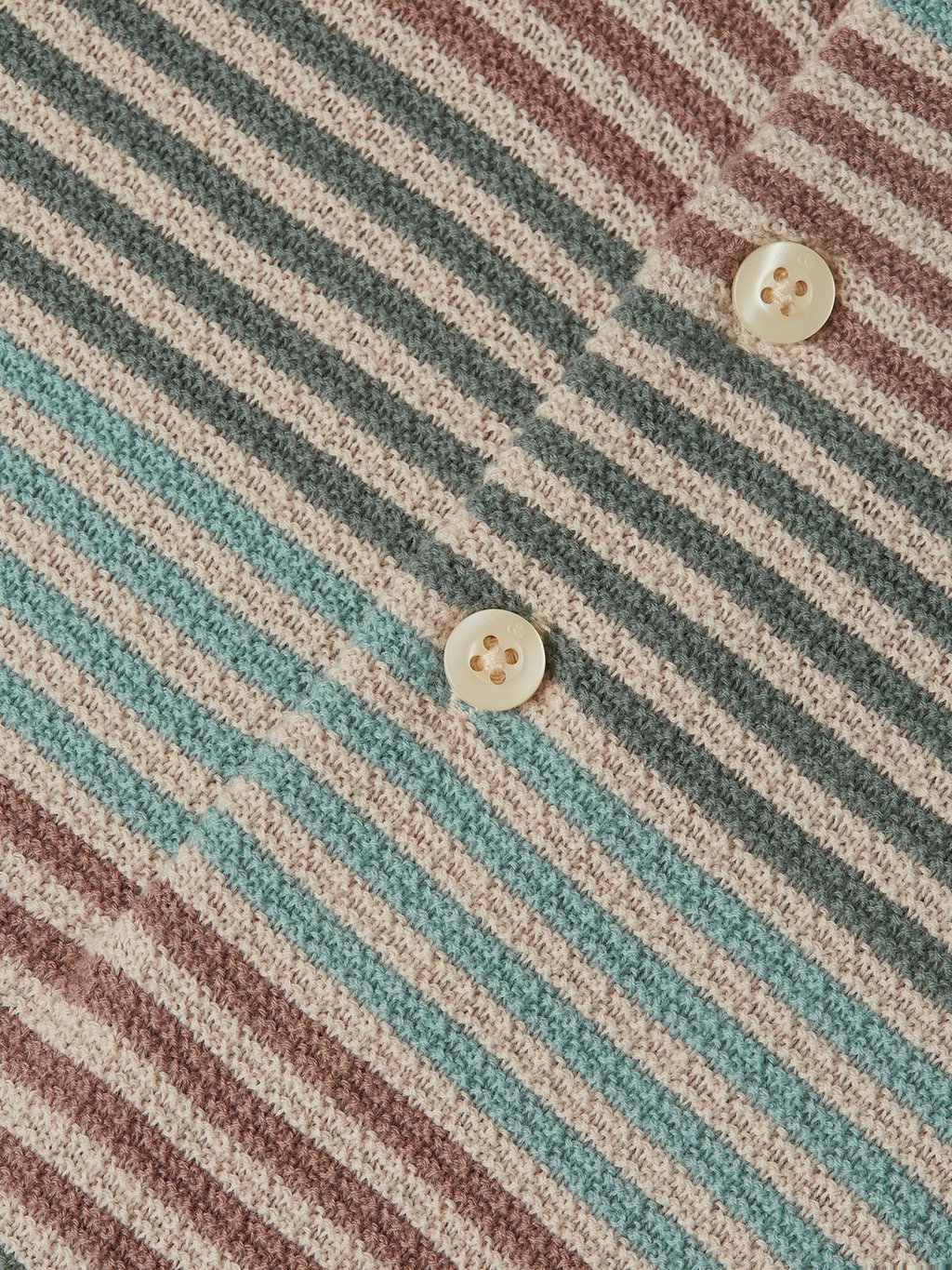 Striped Knitted Regular-Fit Polo