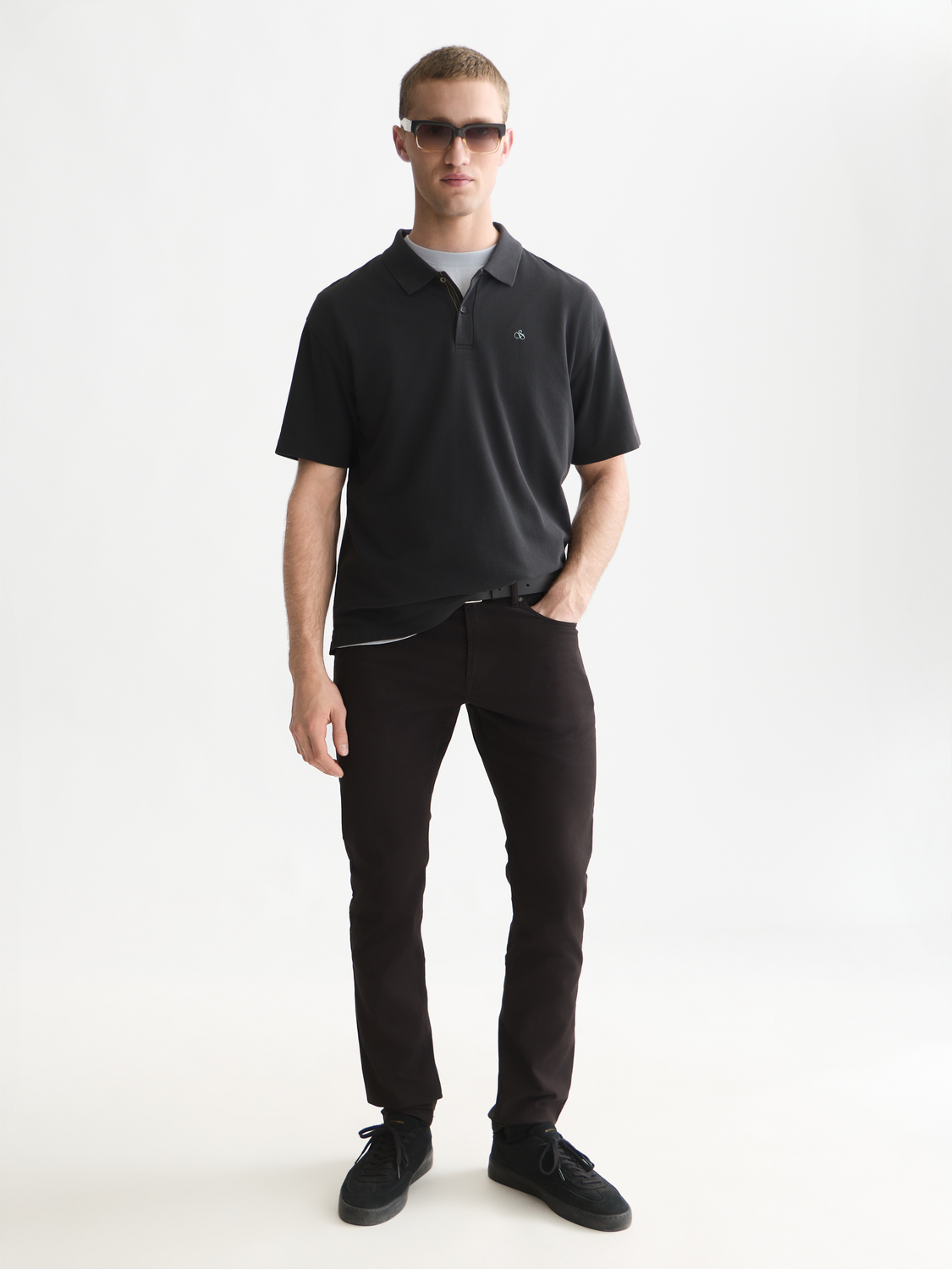Pique Relaxed-Fit Garment Dyed Polo
