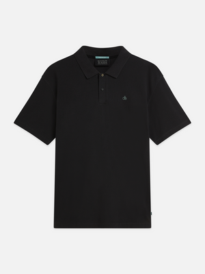 Pique Relaxed-Fit Garment Dyed Polo