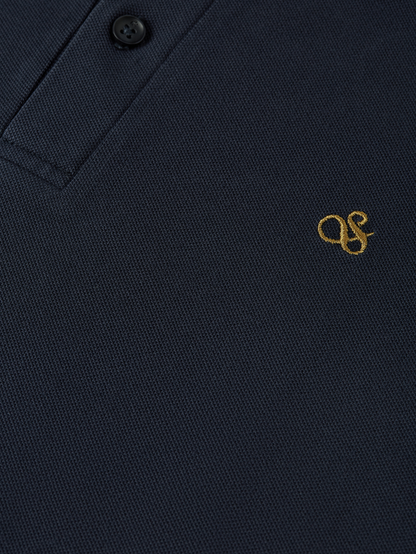 Pique Relaxed-Fit Garment Dyed Polo