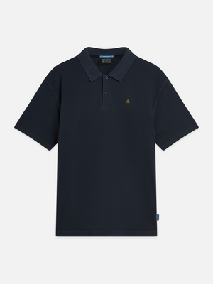 Pique Relaxed-Fit Garment Dyed Polo