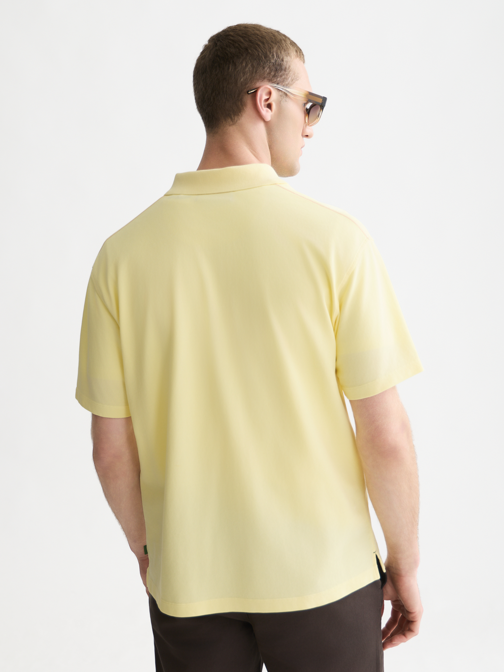 Pique Relaxed-Fit Garment Dyed Polo