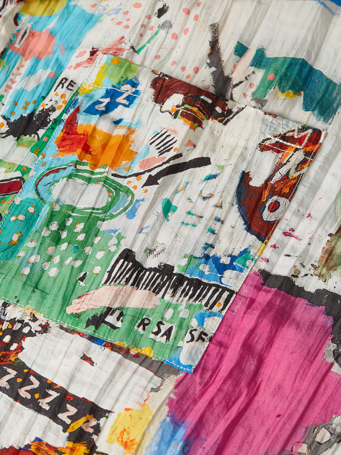 Scotch & Soda x Basquiat Printed Relaxed-Fit Short-Sleeved Shirt