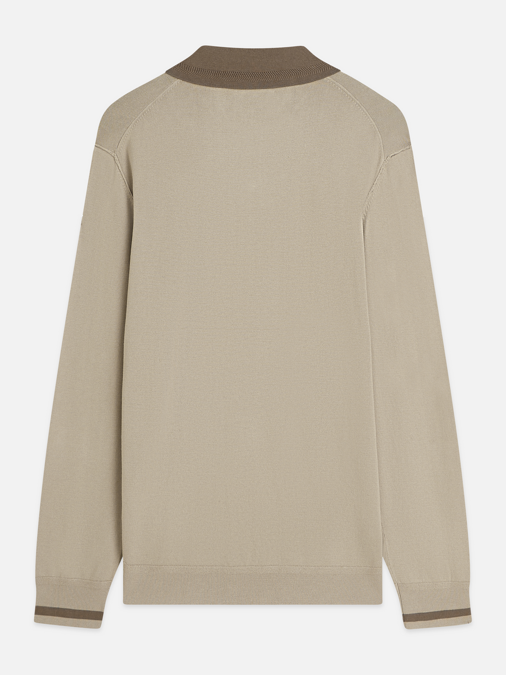 Viscose-Blend Long-Sleeve Polo