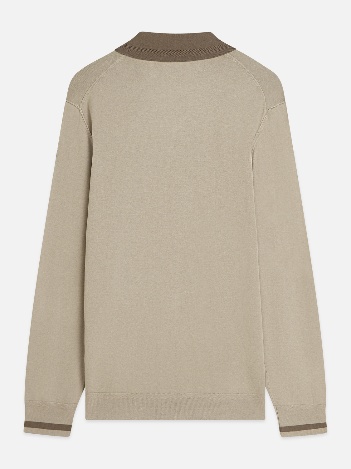 Viscose-Blend Long-Sleeve Polo
