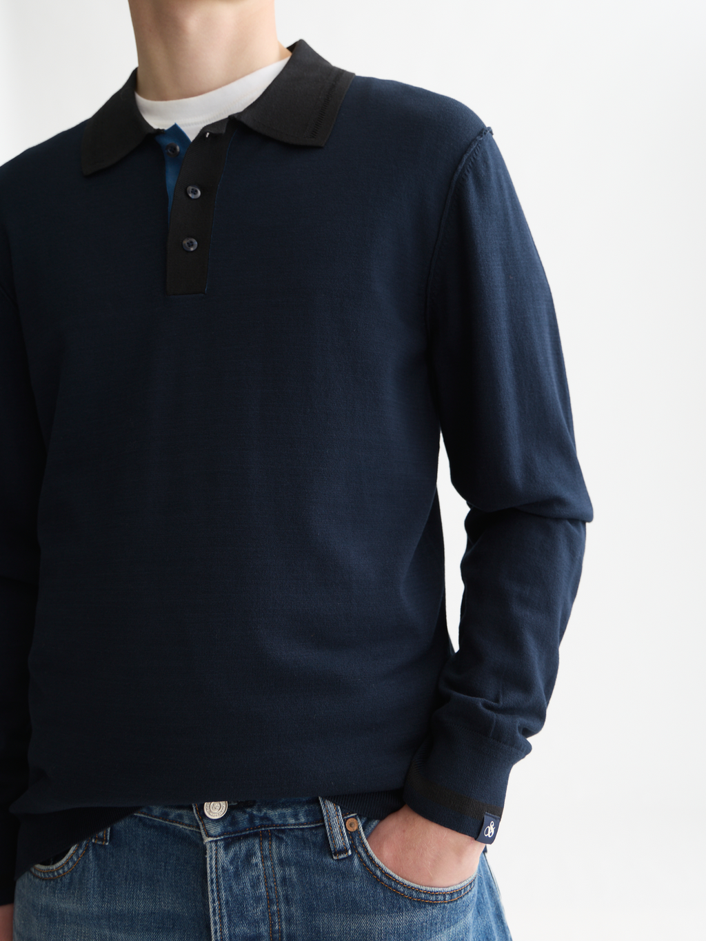 Ecovero Long Sleeved Polo