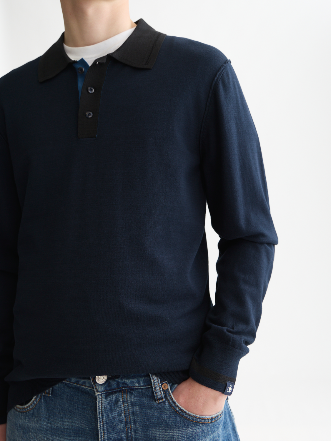 Ecovero Long Sleeved Polo