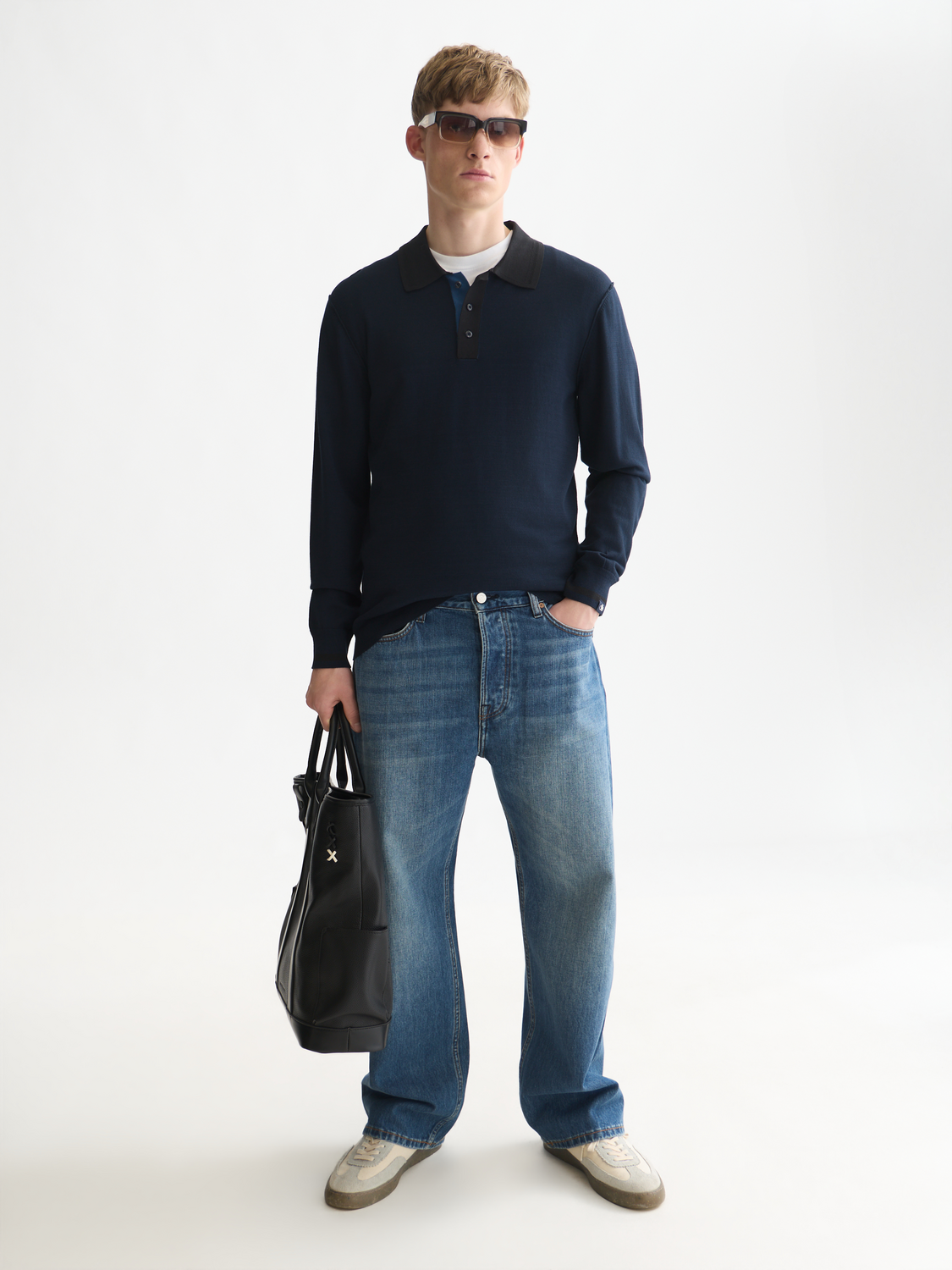 Ecovero Long Sleeved Polo