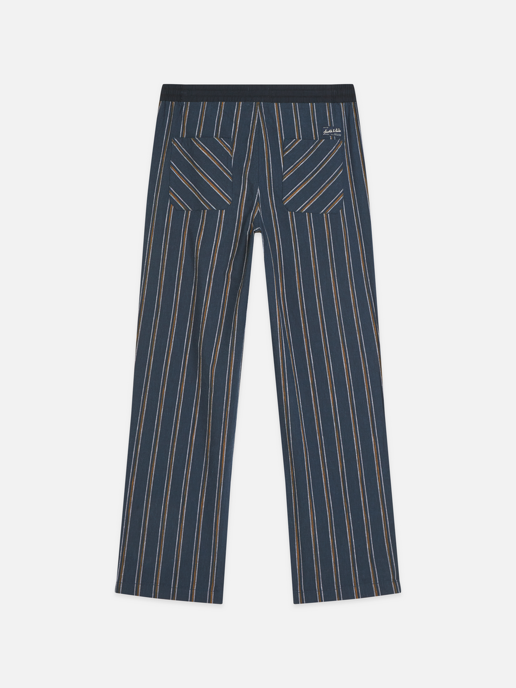 Otis Striped Linen Blend Straight-Fit Jogger