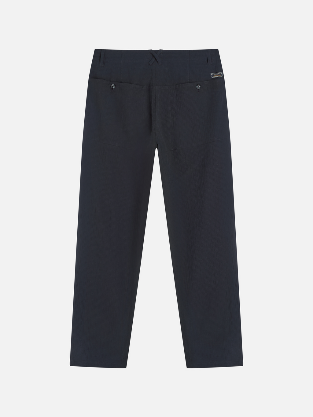 Crinckled Cotton-Blend Relaxed Straight-Fit Chino