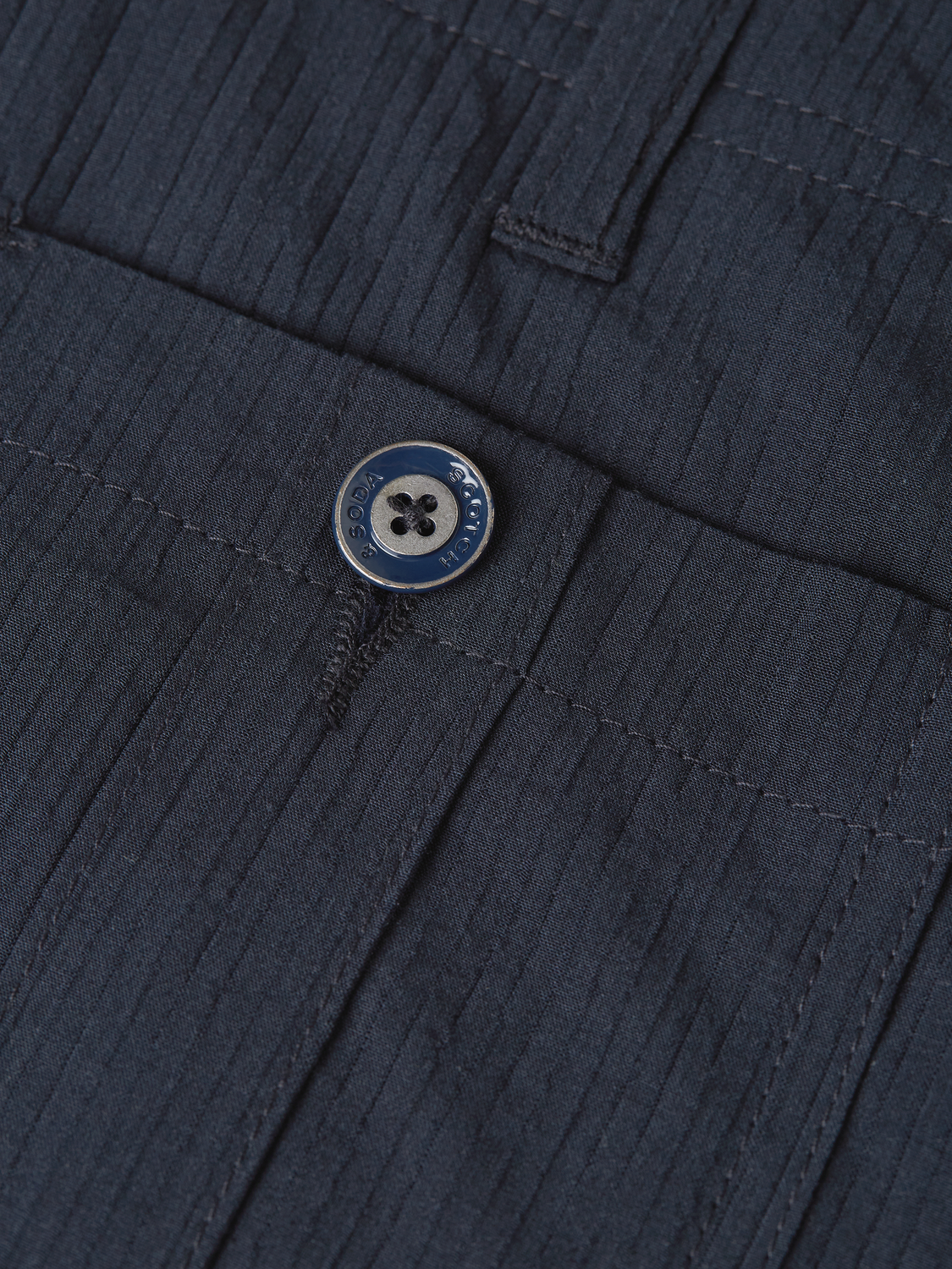 Crinckled Cotton-Blend Relaxed Straight-Fit Chino