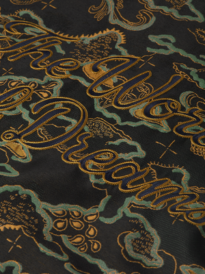 Festive Jacquard Blouson Jacket