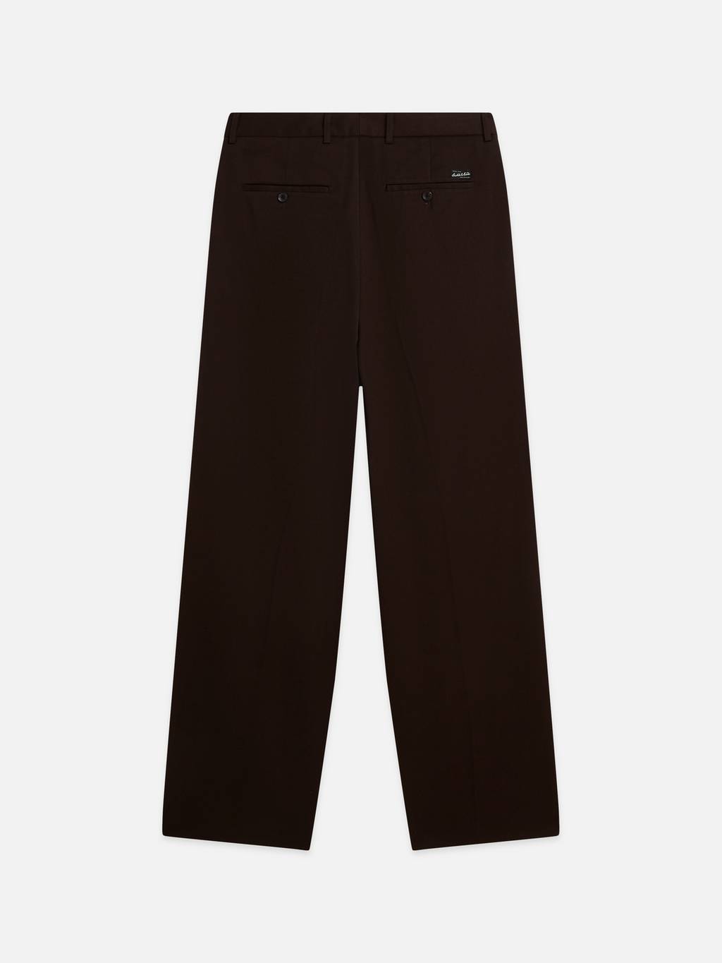 Pleated Wool-Blend Relaxed Straight-Fit Chino