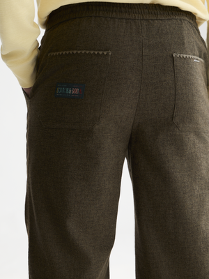 Otis Mélange Cotton-Blend Jogger