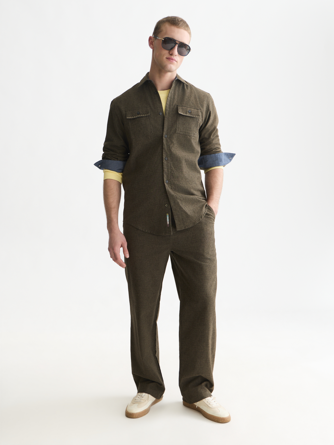 Otis Mélange Cotton-Blend Jogger