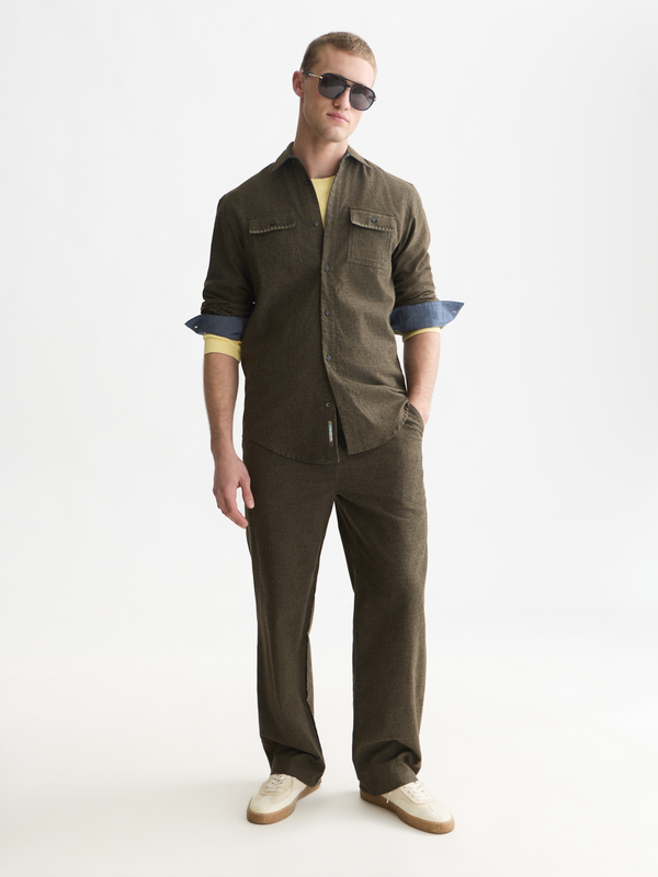 Otis Mélange Cotton-Blend Jogger