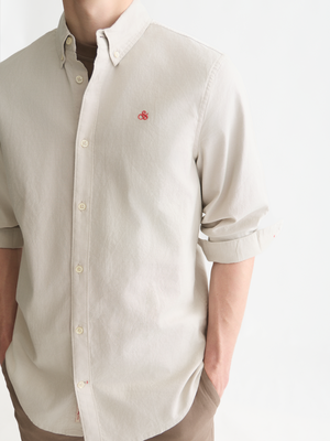 Seasonal Essentials —  Solid Oxford Regular-Fit Shirt