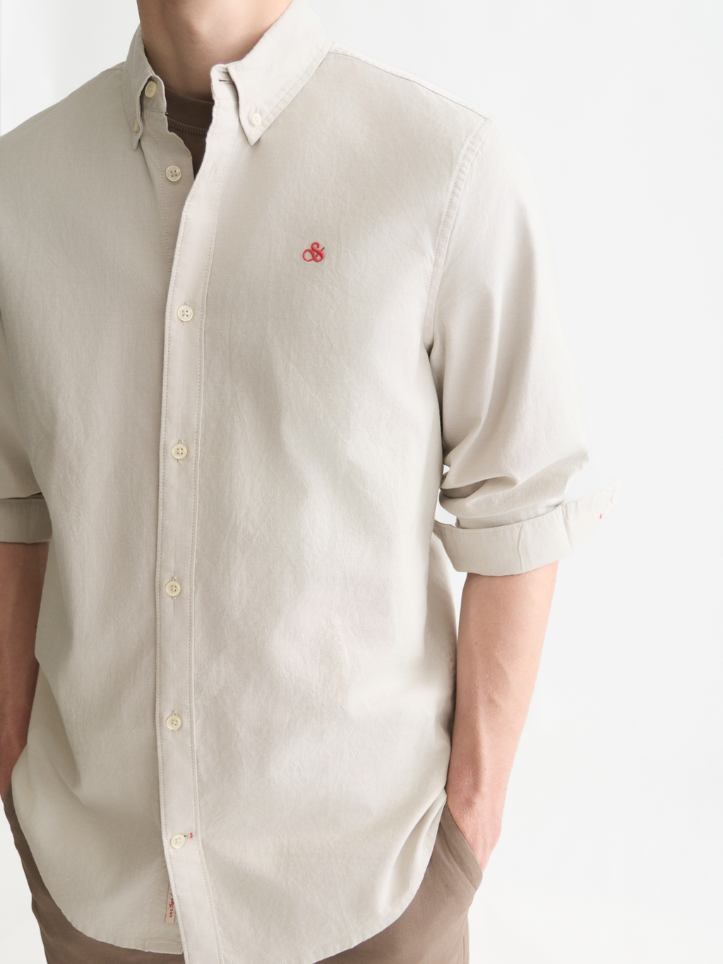 Seasonal Core Solid Oxford Regular-Fit Shirt