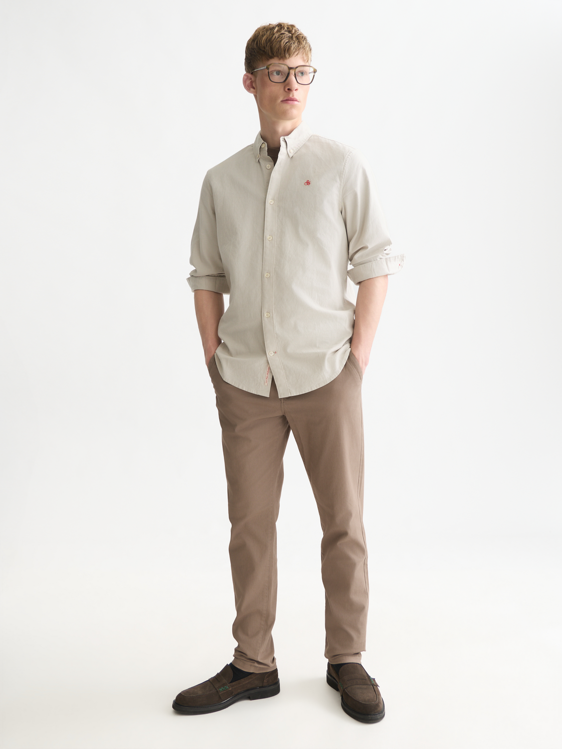 Seasonal Core Solid Oxford Regular-Fit Shirt