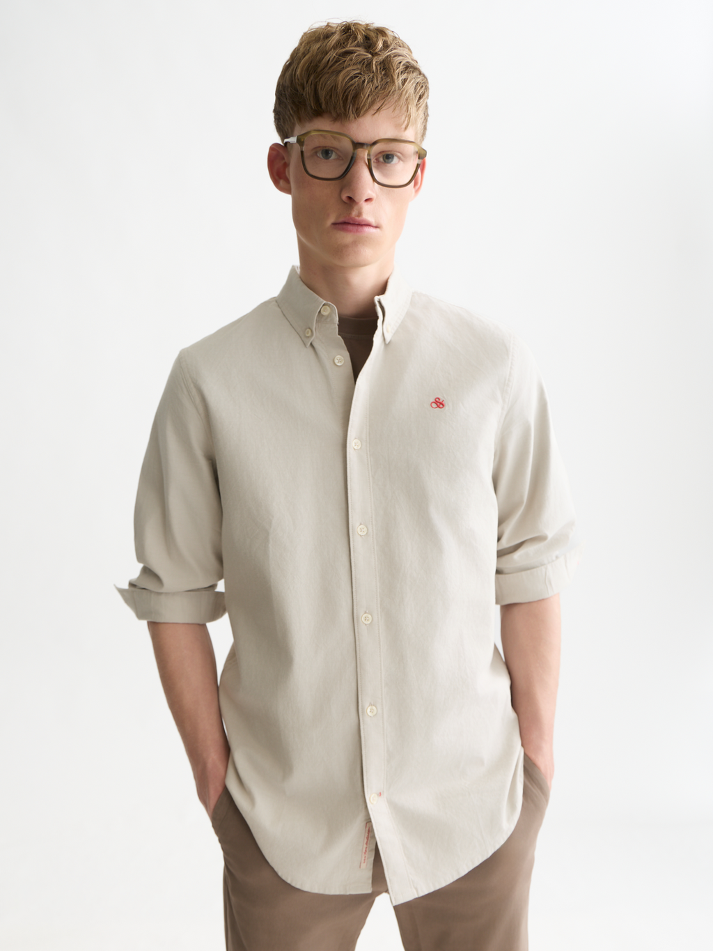 Seasonal Core Solid Oxford Regular-Fit Shirt