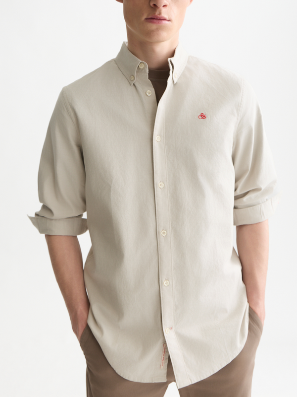 Seasonal Essentials —  Solid Oxford Regular-Fit Shirt