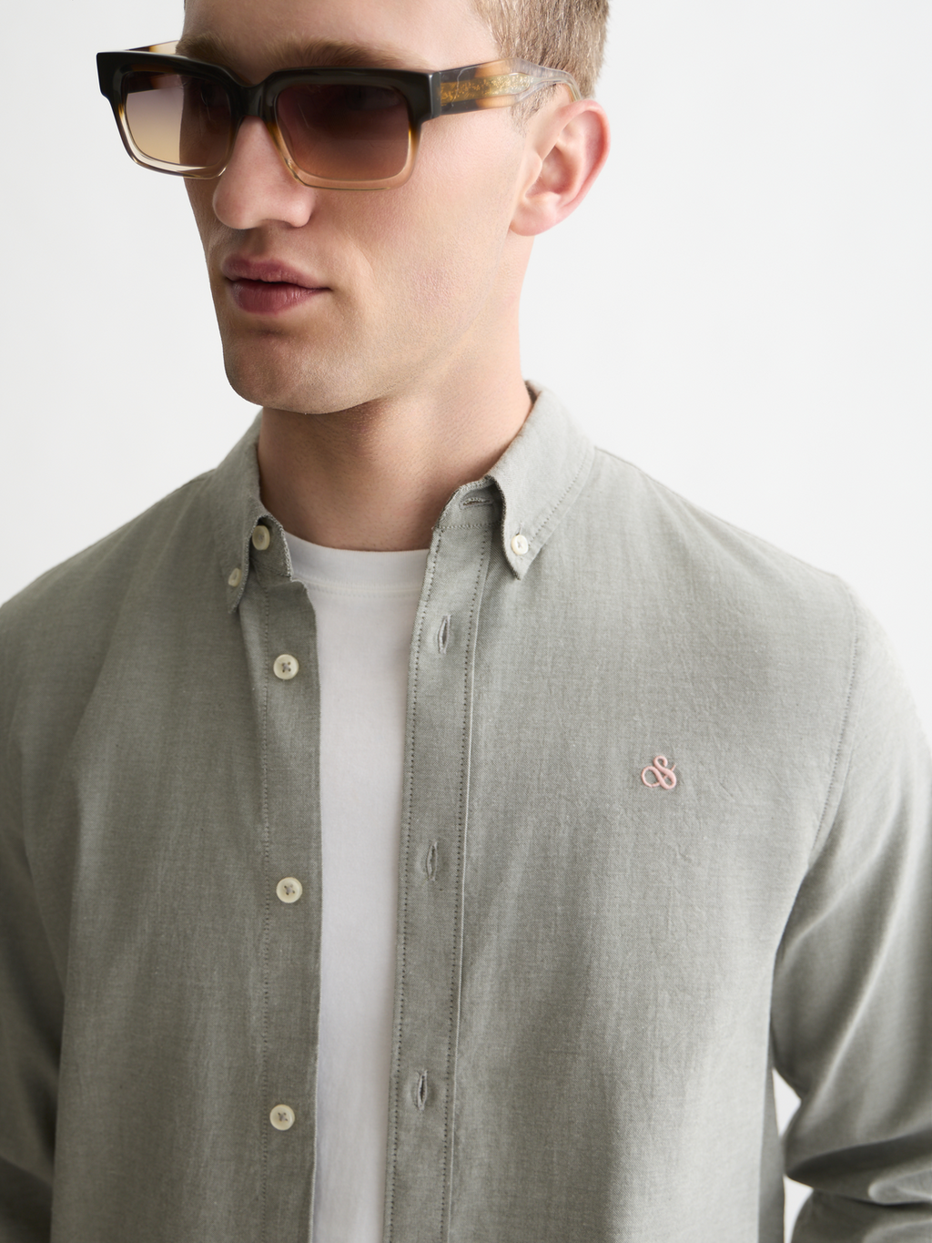 Seasonal Core Solid Oxford Regular-Fit Shirt