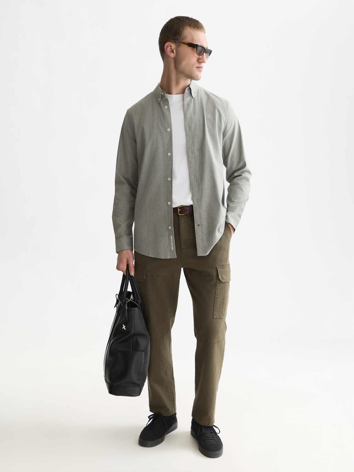 Seasonal Core Solid Oxford Regular-Fit Shirt