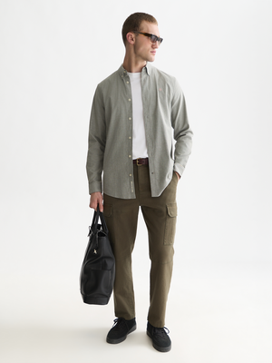 Seasonal Essentials —  Solid Oxford Regular-Fit Shirt