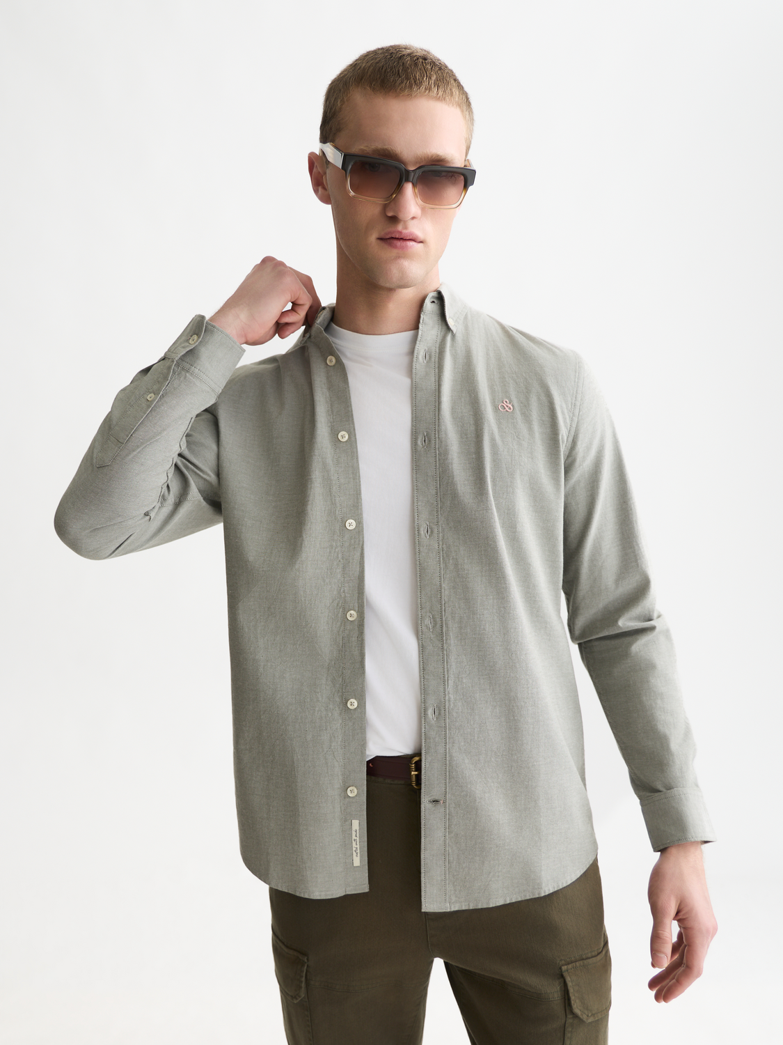 Seasonal Core Solid Oxford Regular-Fit Shirt