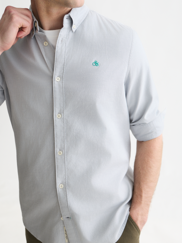 Seasonal Essentials —  Solid Oxford Regular-Fit Shirt