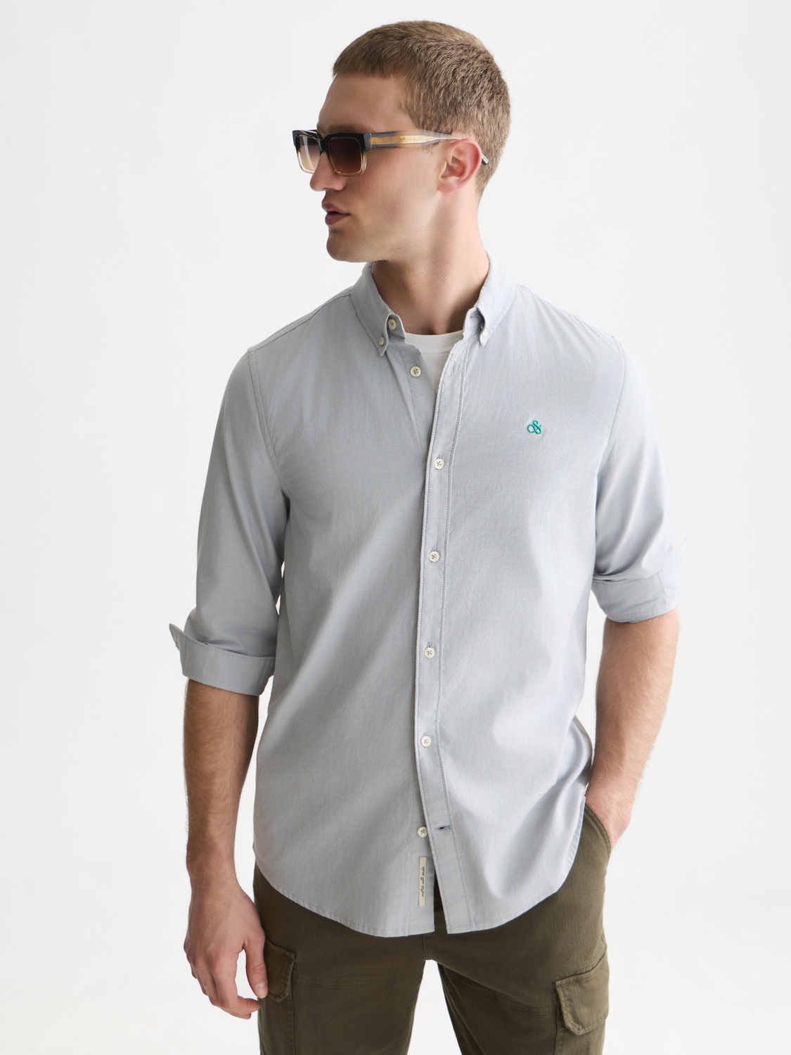 Seasonal Core Solid Oxford Regular-Fit Shirt