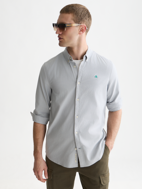 Seasonal Essentials —  Solid Oxford Regular-Fit Shirt