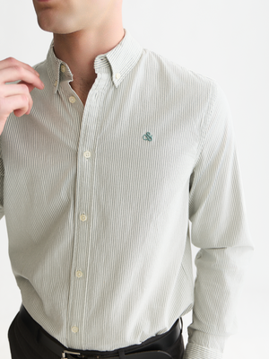 Seasonal Essentials Cotton Oxford Striped Shirt