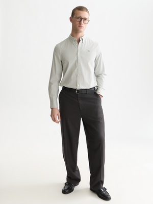 Seasonal Essentials Cotton Oxford Striped Shirt