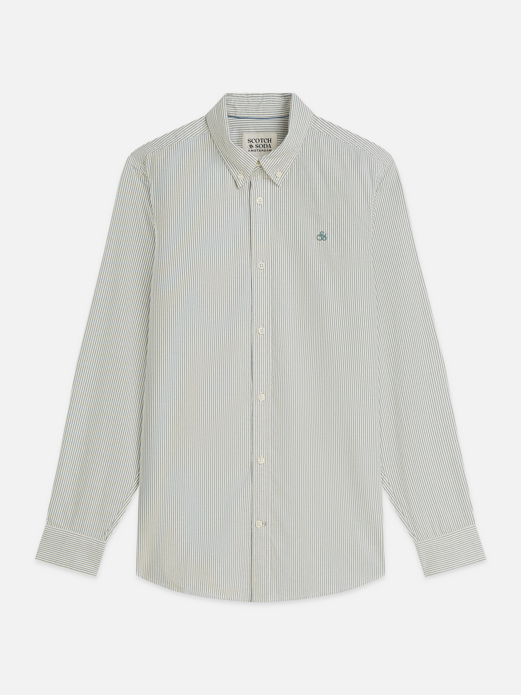 Seasonal Essentials Cotton Oxford Striped Shirt