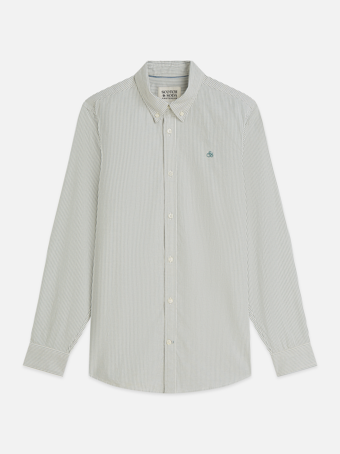 Seasonal Essentials Cotton Oxford Striped Shirt