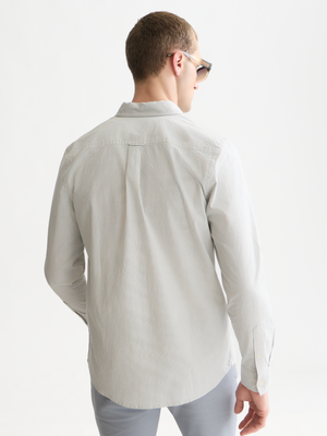 Seasonal Essentials —  Oxford Striped Regular-Fit Shirt