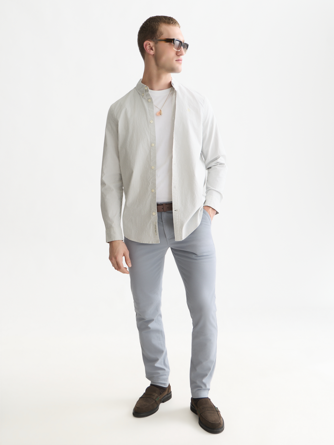 Seasonal Core Oxford Striped Regular-Fit Shirt