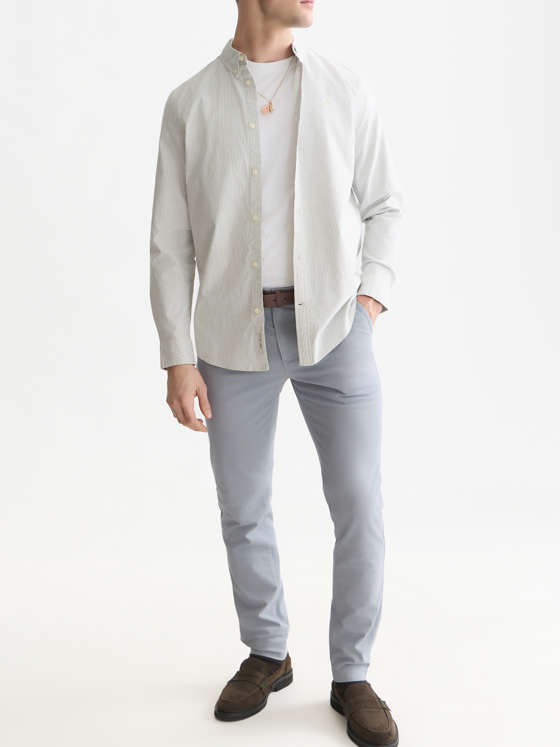 Seasonal Core Oxford Striped Regular-Fit Shirt
