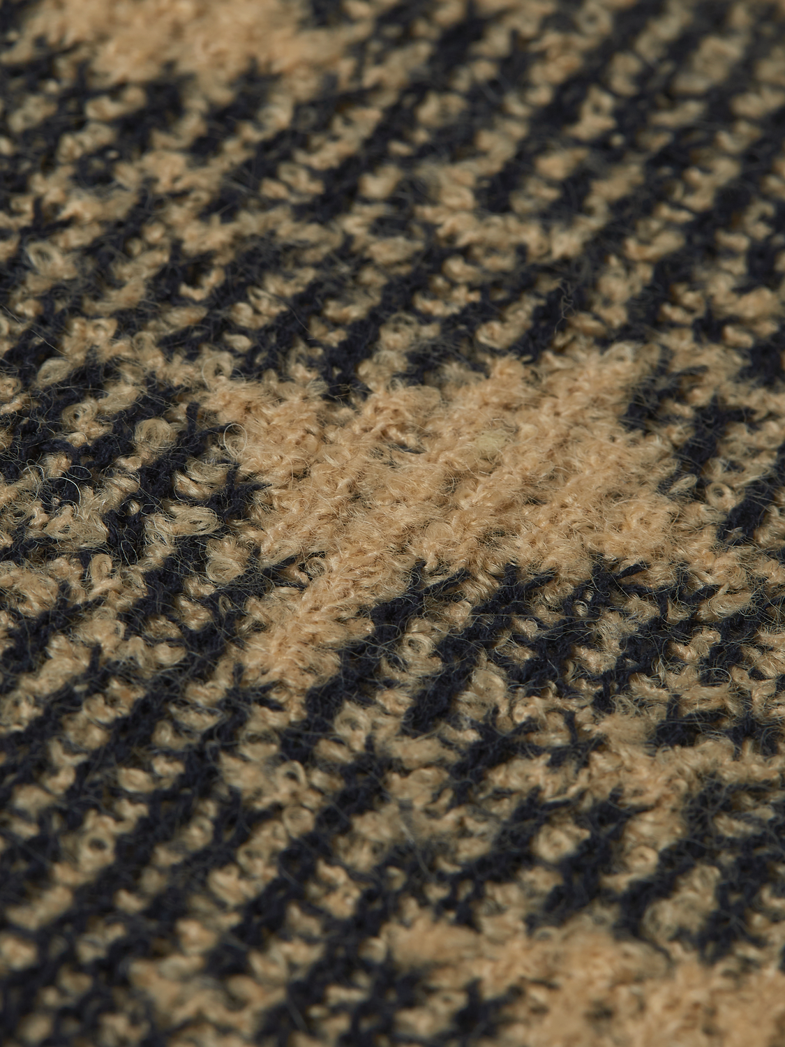 Jacquard Wool-Blend Extra Dropped Shoulder Pullover
