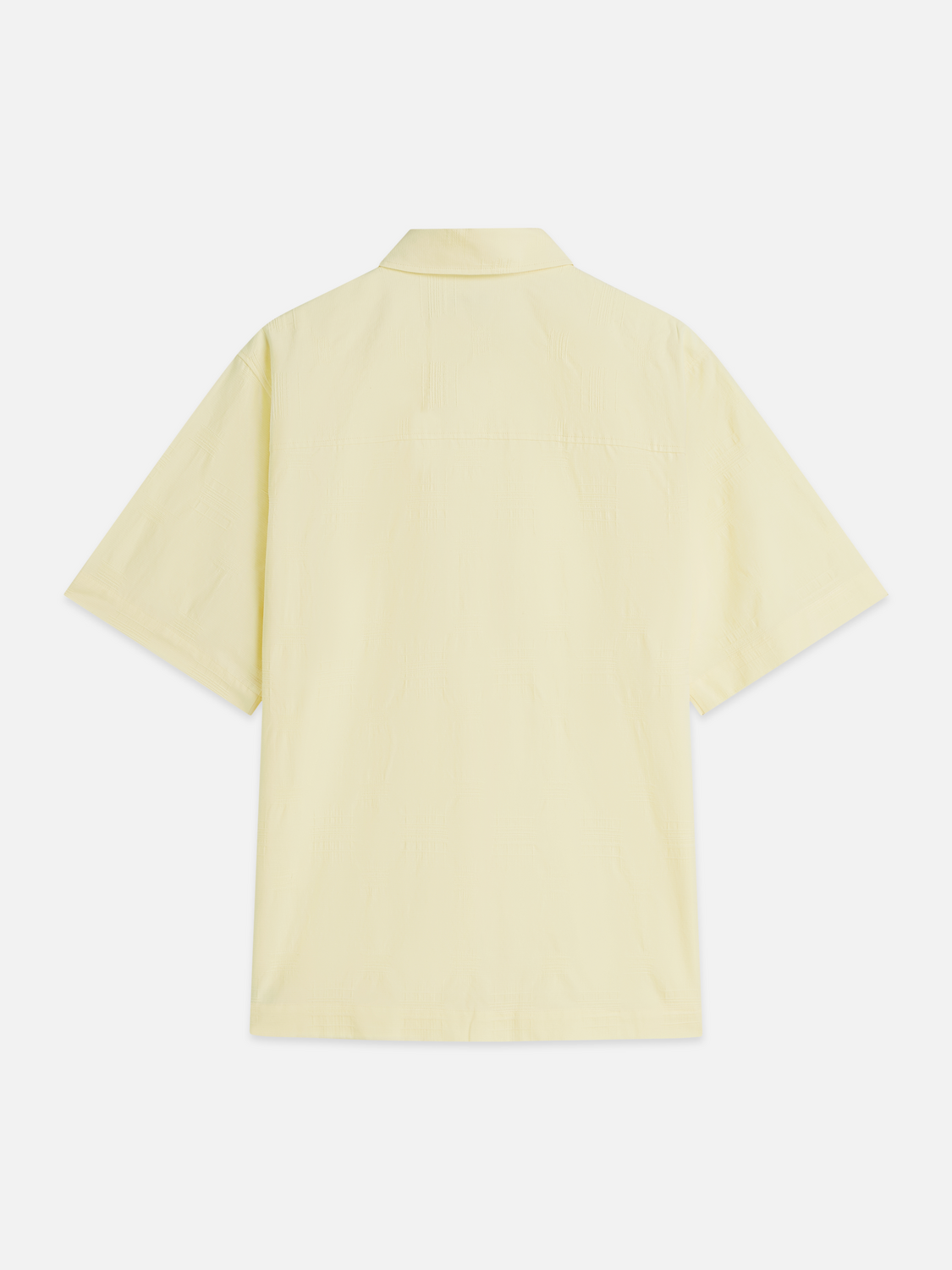 Jacquard Short Sleeved Relaxed-Fit Shirt